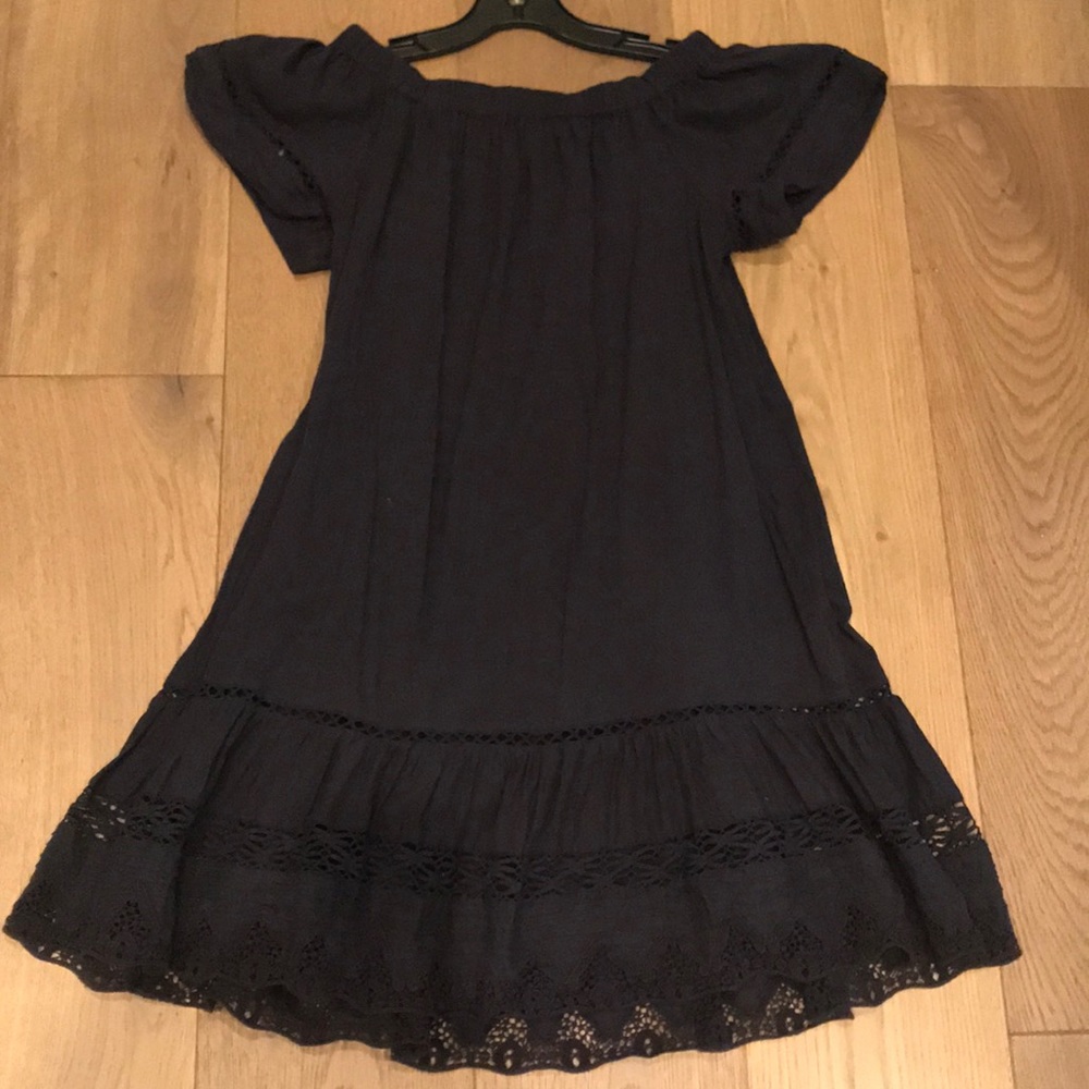 Dark navy blue/gray Rebecca Taylor dress